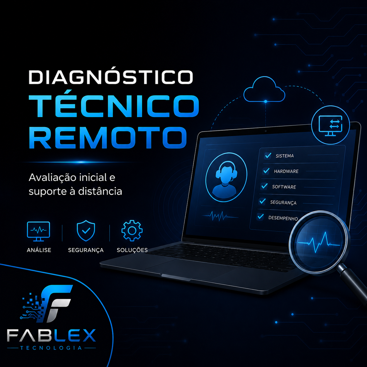 Diagnóstico técnico remoto Fablex